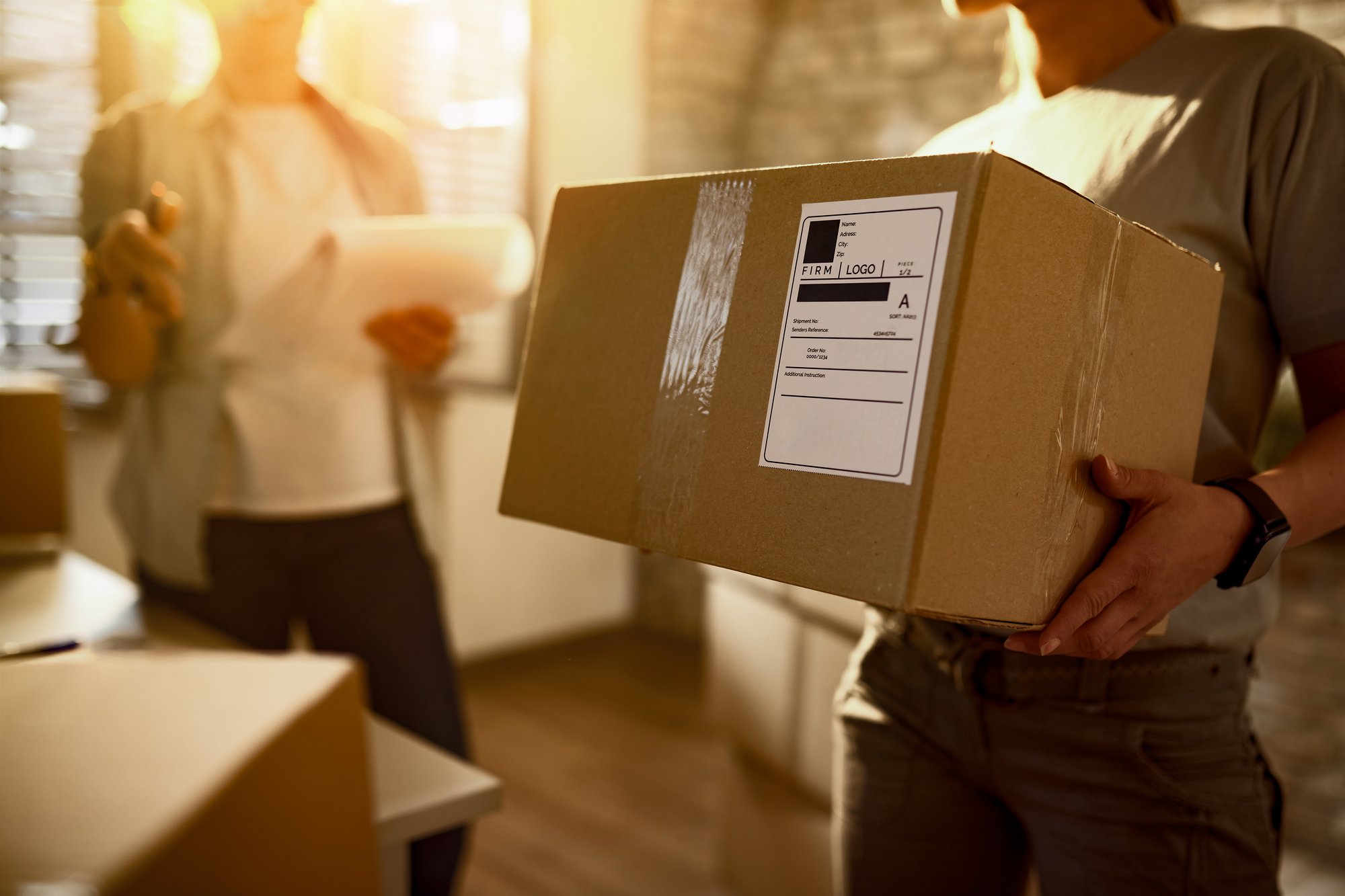 unrecognizable-female-courier-with-cardboard-box-i-2024-12-13-16-35-40-utc
